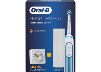 Oral-B SMART Expert elektrische Zahnbürste inkl. Braun Wecker Oral-B SMART Expert elektrische Zahnbürste inkl. Braun Wecker