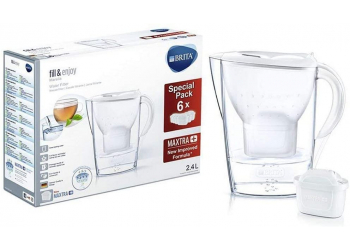Brita Marella Cool white Wasserfilter inkl. 6 Maxtra Plus Kartuschen Brita Marella Cool white Wasserfilter inkl. 6 Maxtra Plus Kartuschen