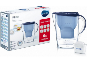 Brita Marella Cool blue Wasserfilter inkl. 6 Maxtra Plus Kartuschen Brita Marella Cool blue Wasserfilter inkl. 6 Maxtra Plus Kartuschen
