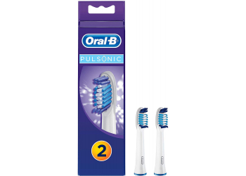 Oral-B Pulsonic Aufsteckbürsten, Passend für alle Oral-B Pulsonic Schallzahnbürsten, 2 Stück Oral-B Pulsonic Aufsteckbürsten, Passend für alle Oral-B Pulsonic Schallzahnbürsten, 2 Stück