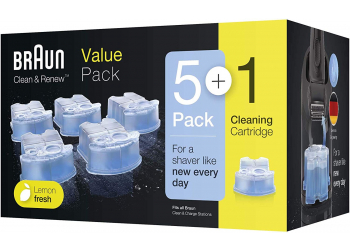 Braun CCR 5+1 Reinigungskartuschen, für alle Reinigungsstationen Braun CCR Braun CCR 5+1 Reinigungskartuschen, für alle Reinigungsstationen Braun CCR