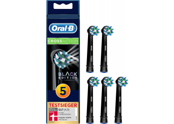 Oral-B CrossAction EB 50 5er Black Edition Ersatzbürsten Oral-B CrossAction EB 50 5er Black Edition Ersatzbürsten