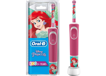 Oral-B Kids Prinzessin Elektrische Zahnbürste mit Disney-Stickern, für Kinder ab 3 Jahren, rosa Oral-B Kids Prinzessin Elektrische Zahnbürste mit Disney-Stickern, für Kinder ab 3 Jahren, rosa