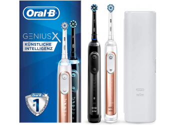 Oral-B Genius X 20900 Duo black/rosegold elektrische Zahnbürste Oral-B Genius X 20900 Duo black/rosegold elektrische Zahnbürste