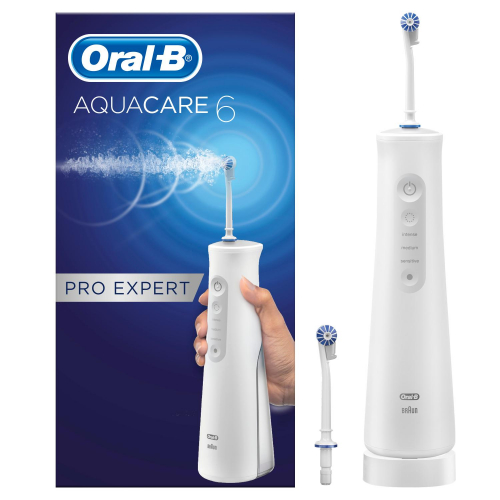 Oral-B AquaCare 6 Pro-Expert Kabellose Munddusche mit Oxyjet-Technologie Oral-B AquaCare 6 Pro-Expert Kabellose Munddusche mit Oxyjet-Technologie