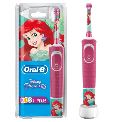 Oral-B Kids Prinzessin Elektrische Zahnbürste mit Disney-Stickern, für Kinder ab 3 Jahren, rosa Oral-B Kids Prinzessin Elektrische Zahnbürste mit Disney-Stickern, für Kinder ab 3 Jahren, rosa