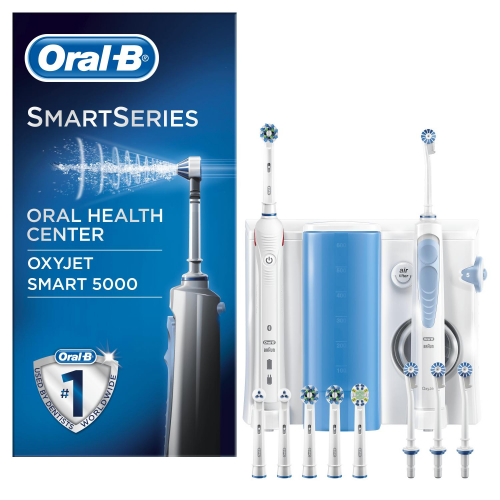 Oral-B Mundpflege-Center, SMART 5000 Elektrische Zahnbürste + OxyJet Munddusche Oral-B Mundpflege-Center, SMART 5000 Elektrische Zahnbürste + OxyJet Munddusche