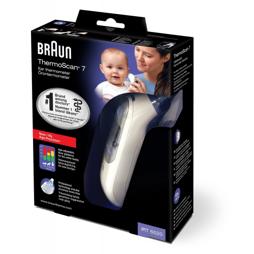 Braun IRT 6520 ThermoScan 7 MNLA Infrarot Ohr-Thermometer Braun IRT 6520 ThermoScan 7 MNLA Infrarot Ohr-Thermometer