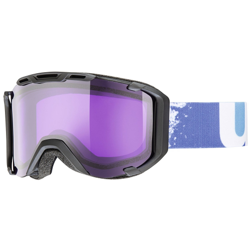 Uvex Snowstrike Black Mat Dl/Psycho Skibrille Uvex Snowstrike Black Mat Dl/Psycho Skibrille