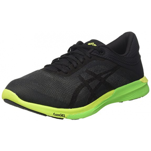 Asics FuzeX Rush Carbon/Black/Safety Yellow Laufschuhe EU Gr. 42,5 (8) Asics FuzeX Rush Carbon/Black/Safety Yellow Laufschuhe EU Gr. 42,5 (8)