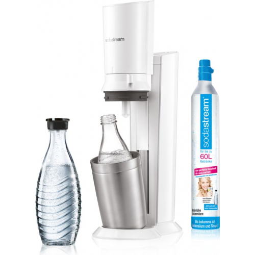 SodaStream Crystal 2.0 white inkl. 2. Glaskaraffe Wassersprudler SodaStream Crystal 2.0 white inkl. 2. Glaskaraffe Wassersprudler