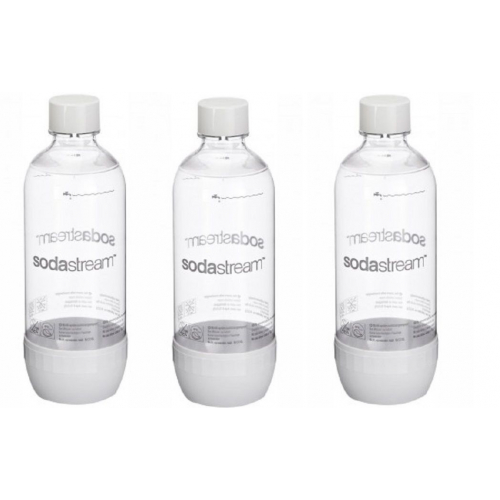 SodaStream PET Flasche 1 ltr. 3er Pack weiss SodaStream PET Flasche 1 ltr. 3er Pack weiss