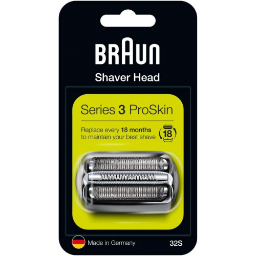 Braun Kombipack 32S Silber NEW Scherfolie + Schermesser Braun Kombipack 32S Silber NEW Scherfolie + Schermesser