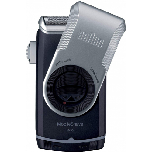 Braun MobileShave M-90 Herrenrasierer, Elektrorasierer für unterwegs, vollständig abwaschbar Braun MobileShave M-90 Herrenrasierer, Elektrorasierer für unterwegs, vollständig abwaschbar