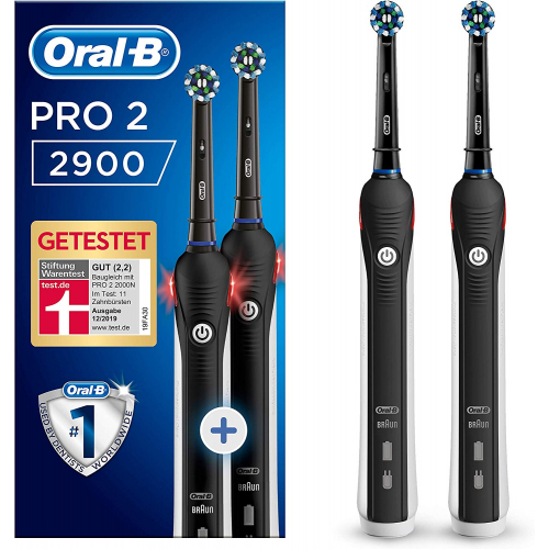 Oral-B Pro 2900 Cross Action inkl. 2. Handstück Elektrische Zahnbürste Oral-B Pro 2900 Cross Action inkl. 2. Handstück Elektrische Zahnbürste