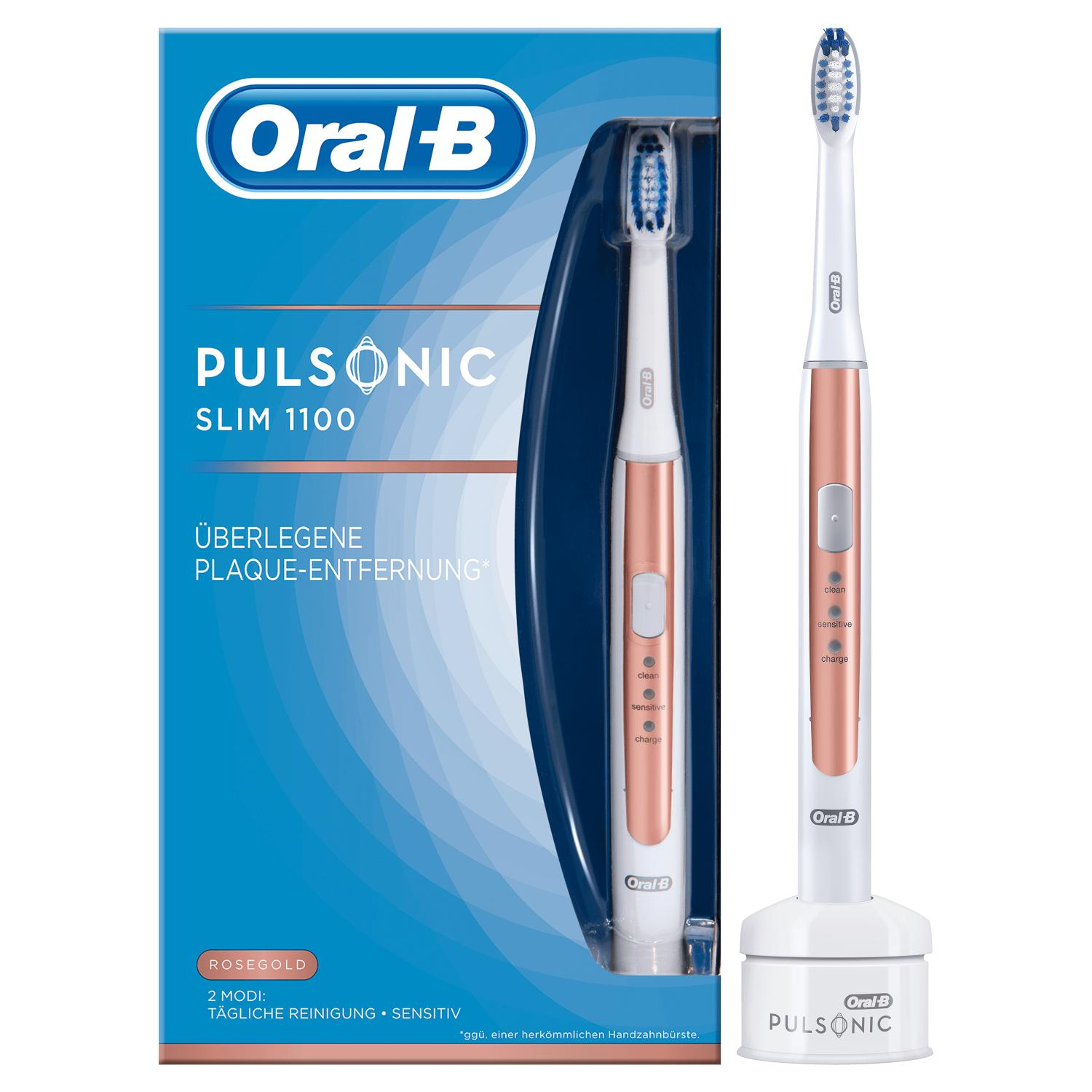 Oral-B Pulsonic Slim 1100 Elektrische Schallzahnbürste, Mit Timer Und ...