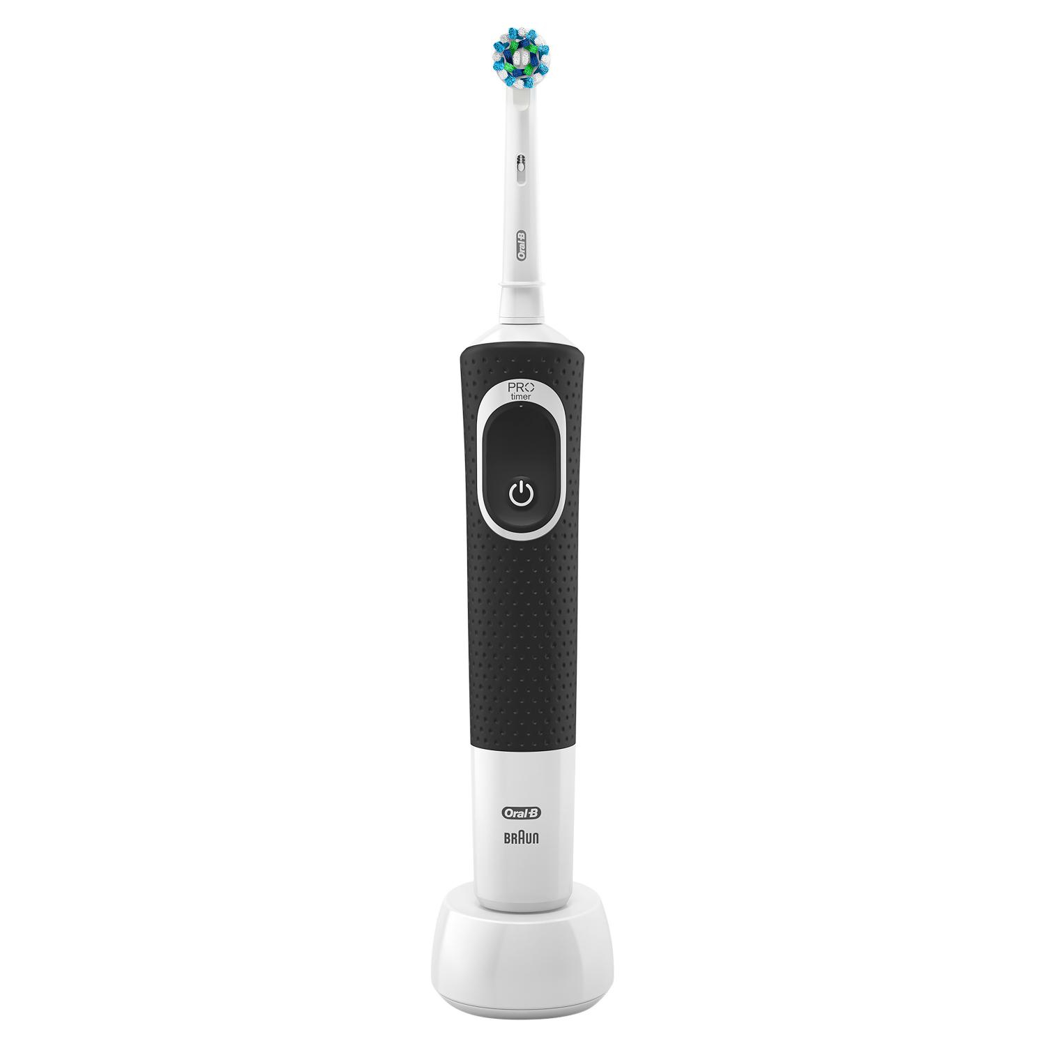 Oral-B Vitality 100 Cross Action Elektrische Zahnbürste, Schwarz - Xenudo