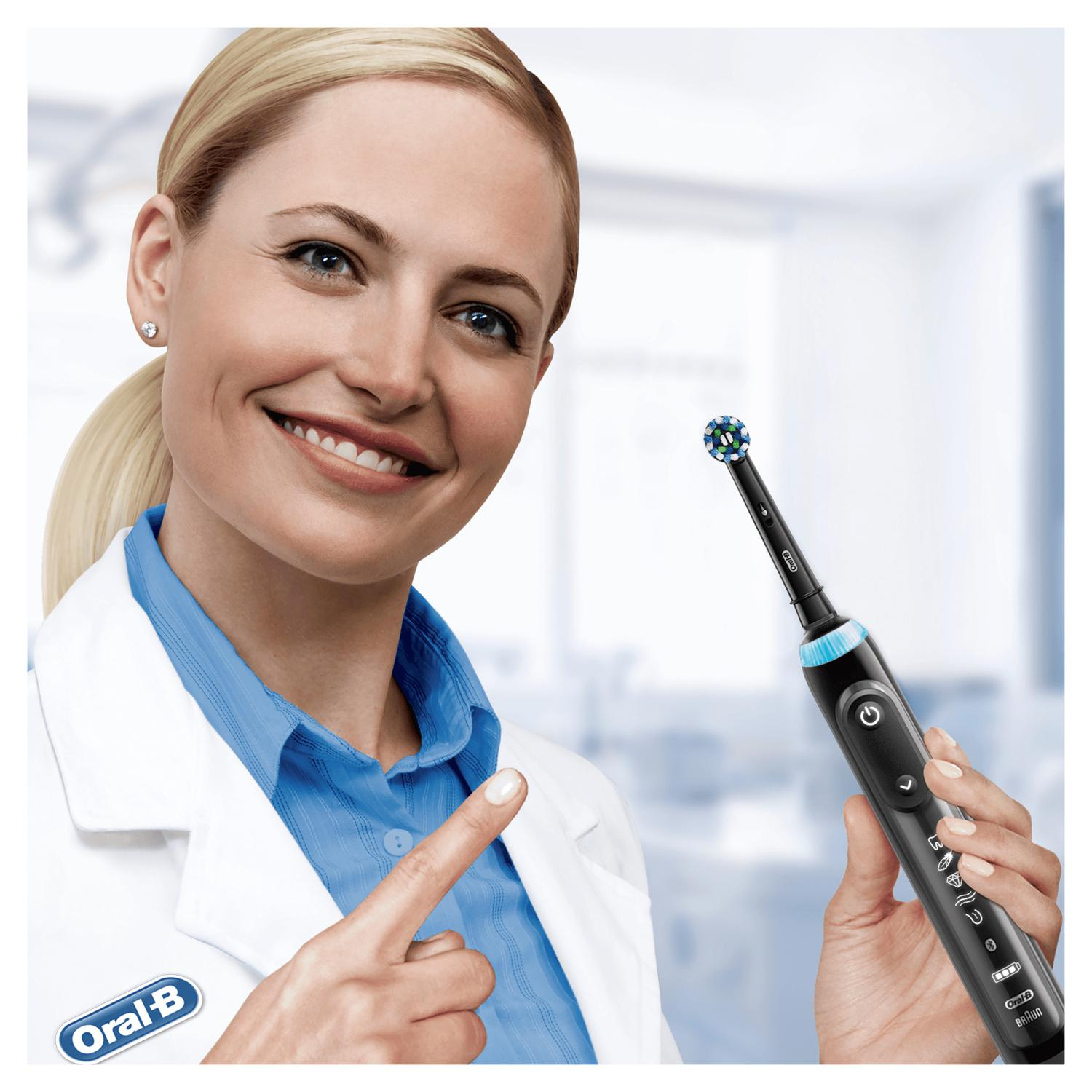 Oral-B Genius X 20100S Elektrische Zahnbürste, Mit Künstlicher ...