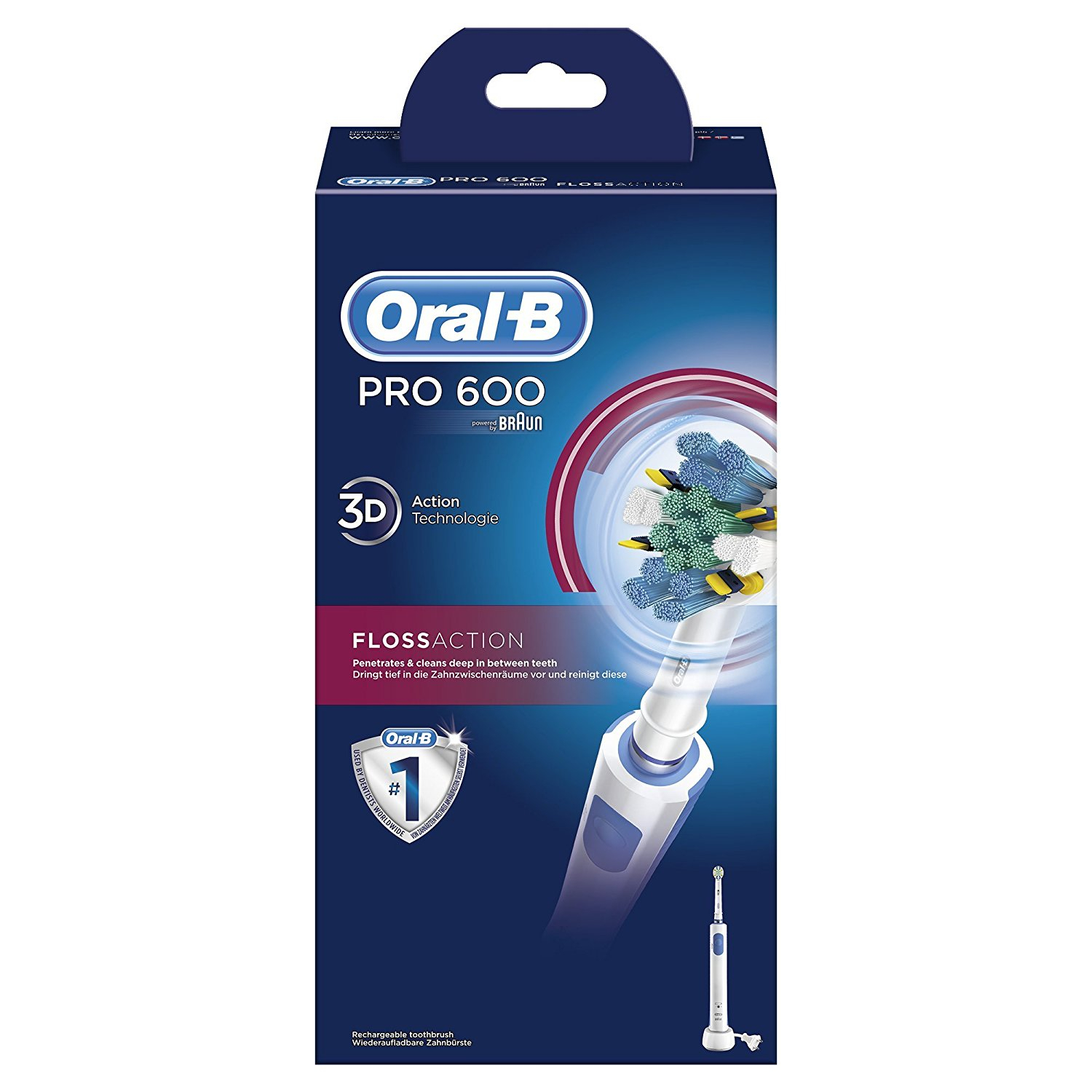 Oral-B Pro 600 Floss Action Elektrische Zahnbürste - Xenudo