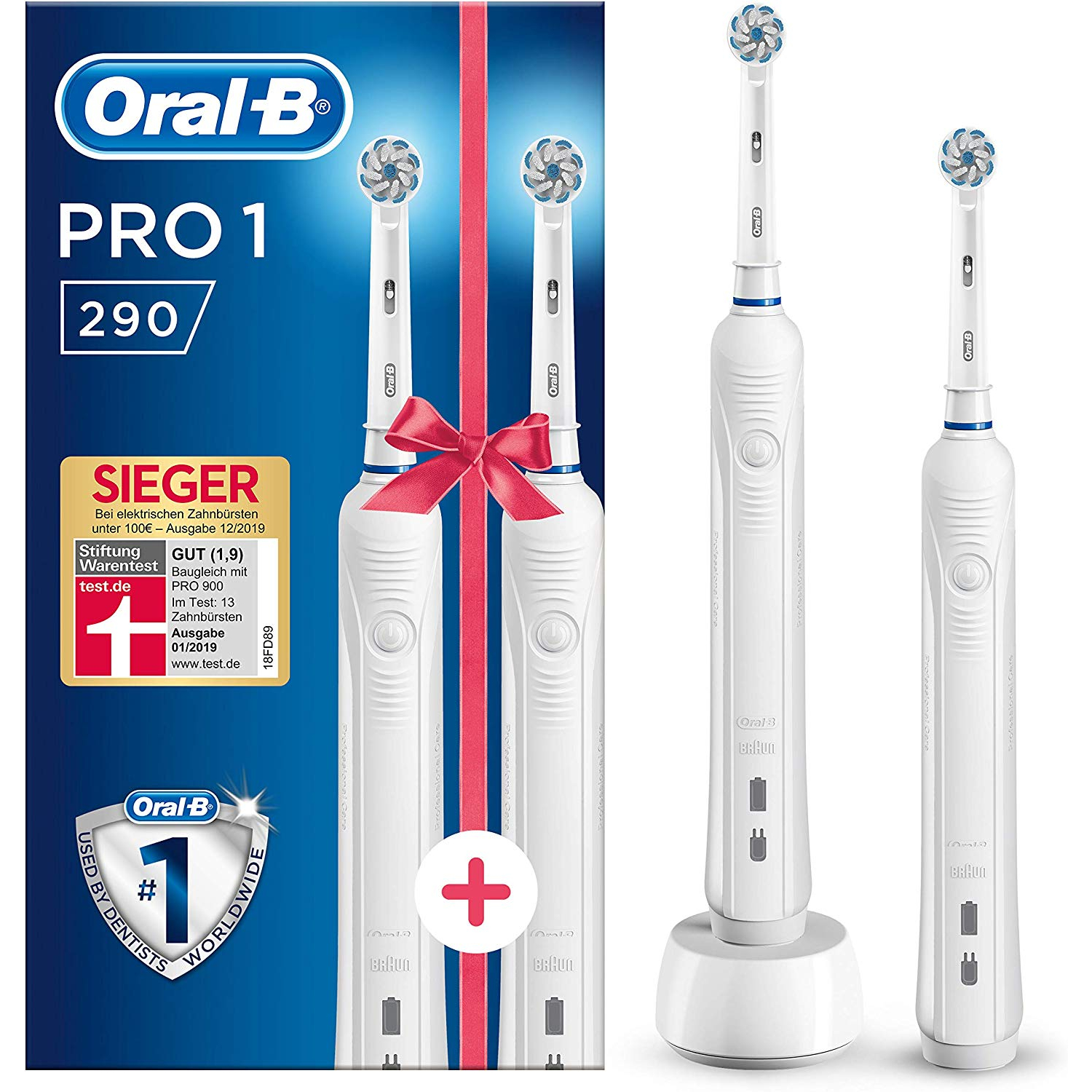 Oral B Pro 1 290 Sensi Ultrathin Inkl 2 Handteil Elektrische Zahnburste Xenudo