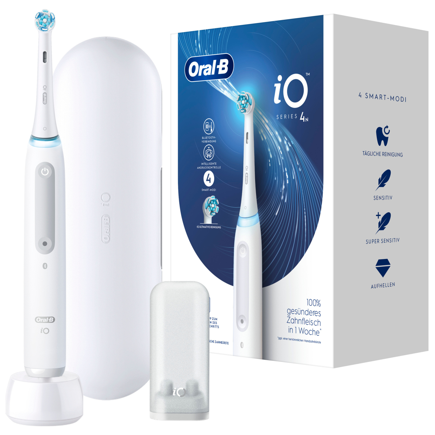 Oral-B IO Series 4, Elektrische Zahnbürste Mit Magnet-Technologie, 4 ...