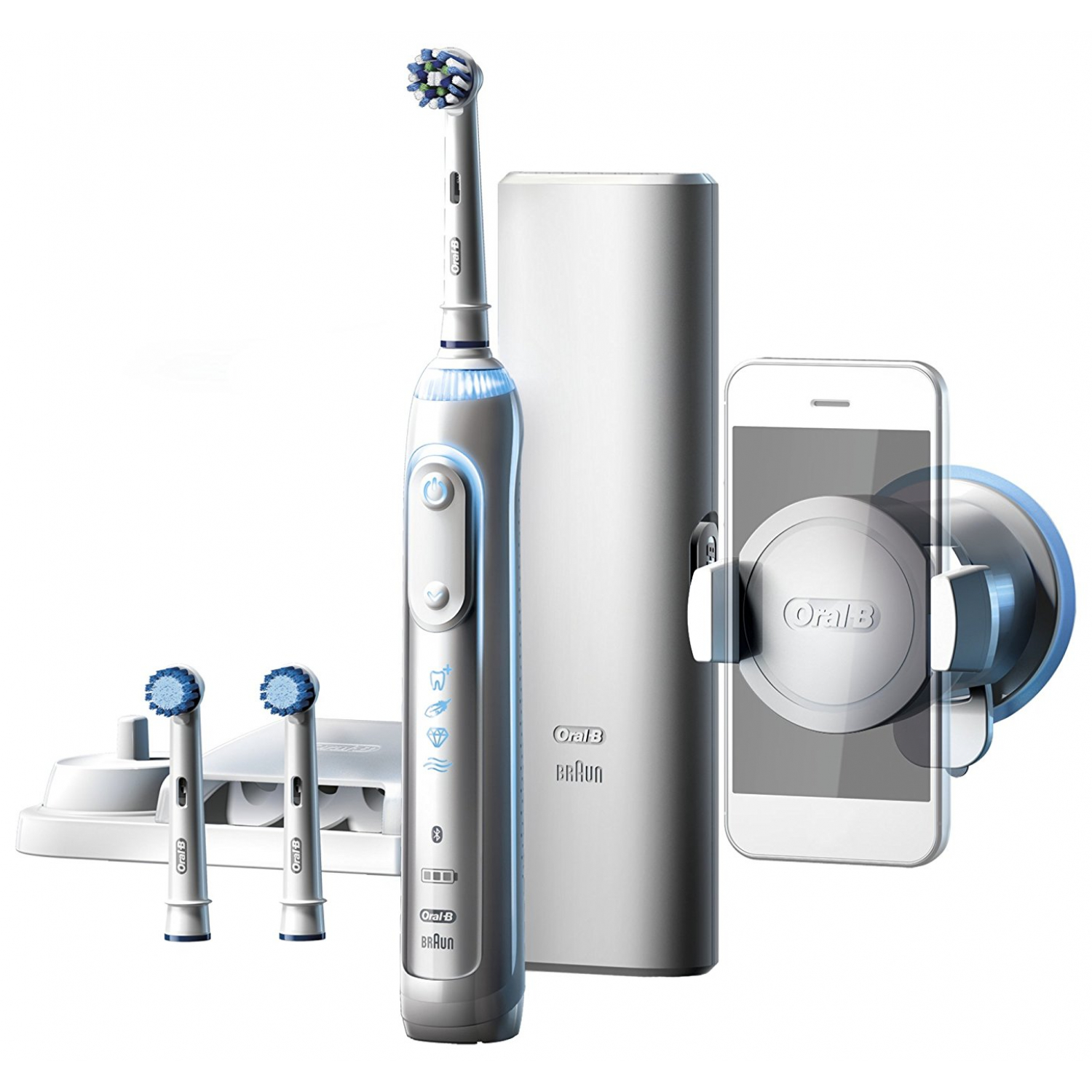 Oral-B Genius 8000 White Elektrische Zahnbürste - Xenudo