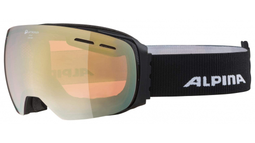 Alpina Granby black matt QHM gold sph. Skibrille