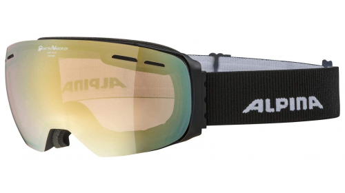 Alpina Granby black matt QVM lightgold sph. Skibrille