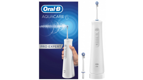 Oral-B AquaCare 6 Pro-Expert Kabellose Munddusche mit Oxyjet-Technologie