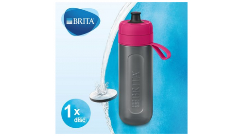 Brita Fill&Go Active Trinkflasche mit Wasserfilter pink