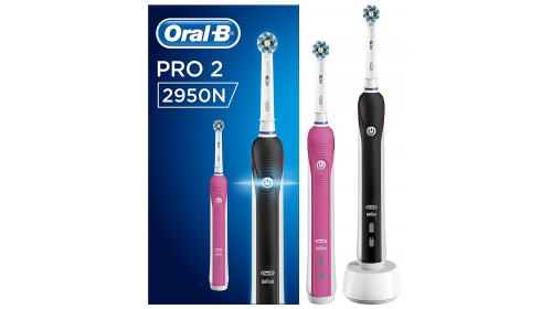 Oral-B Pro 2950N Cross Action inkl. 2. Handstück  Elektrische Zahnbürste