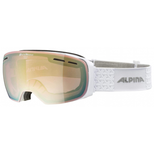 Alpina Granby white QVM lightgold sph. Skibrille