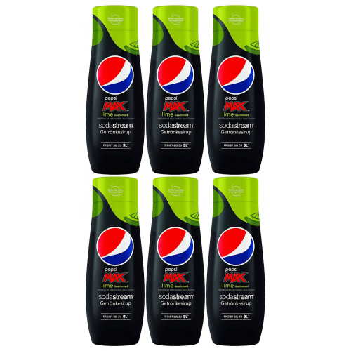 Sodastream Pepsi Max Lime Sirup 440 ml 6er