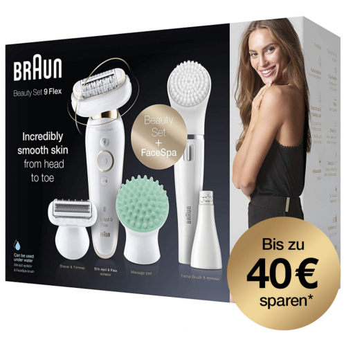 Braun Silk-épil SES9300 3D Beauty Set 9 Flex Epilierer