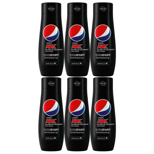 Sodastream Pepsi MAX Sirup 440 ml 6er