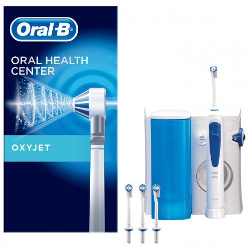 Oral-B OxyJet Reinigungssystem mit innovativer Mikro-Luftblasen-Technologie, 4 Aufsteckdüsen