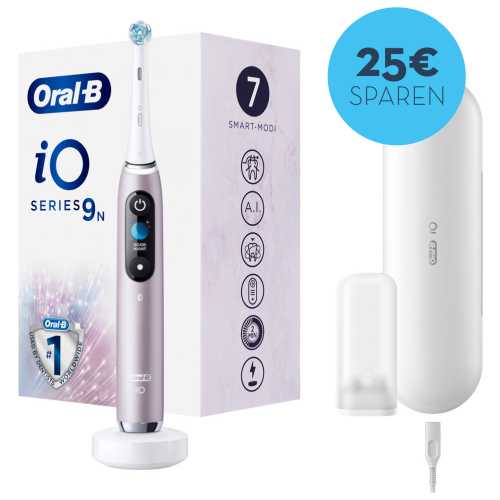 Oral-B iO Series 9N Elektrische Zahnbürste, Rose/Quartz