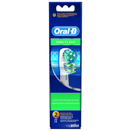 Oral-B Dual Clean 2er Ersatzbürsten