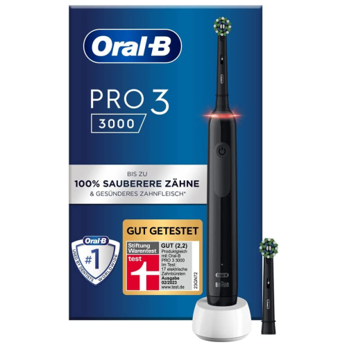 Oral-B Pro 3 3000 Cross Action Black Edition JAS22 elektrische Zahnbürste 