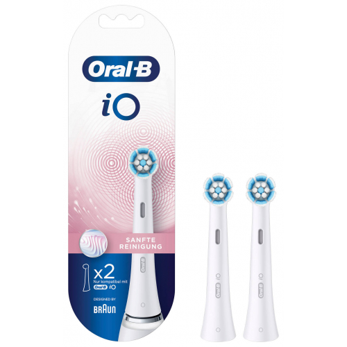 Oral-B iO Sanfte Reinigung Ersatzbürsten 2er