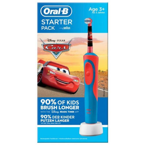 Oral-B Kids Starter Pack Cars elektrische Kinderzahnbürste - Xenudo