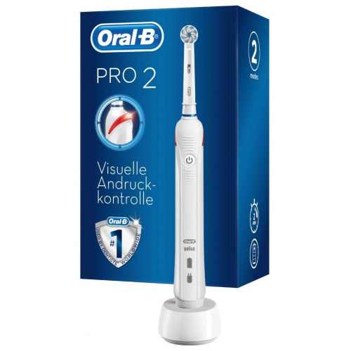 Oral-B PRO 2 2000S white elektrische Zahnbürste