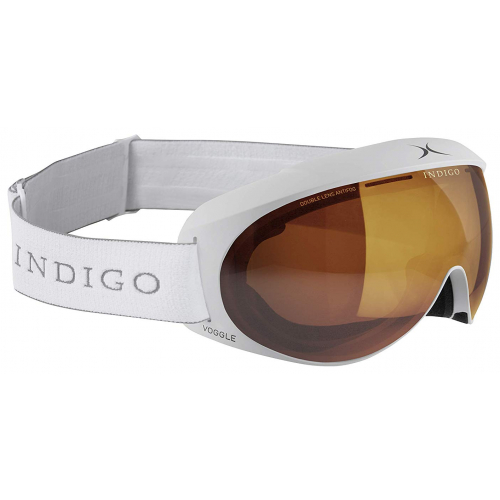 Indigo Photochromatic Skibrille white FC-1-2
