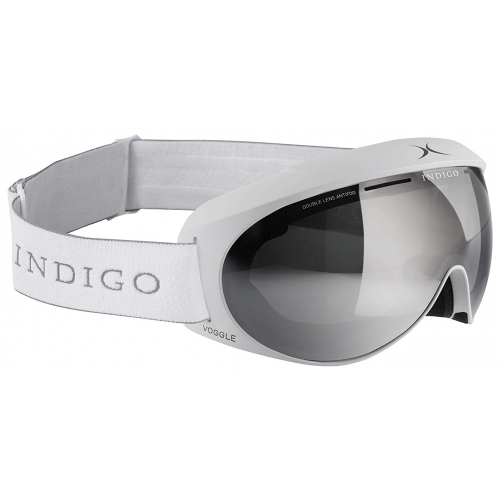 Indigo Mirror Chrome Skibrille white