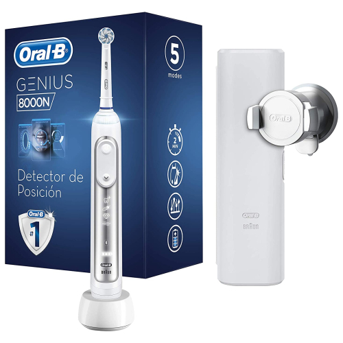 Oral-B Genius 8000N Elektrische Zahnbürste Silver