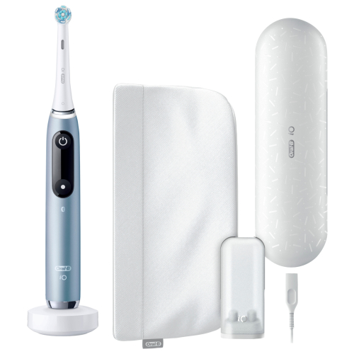 Oral-B iO Series 9N elektrische Zahnbürste White Alabaster mit zwei Aufsteckbürsten