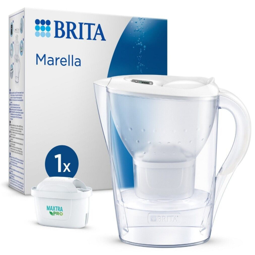 Brita Marella Wasserkanne white inkl. 1 Wasserfilter Maxtra Pro All-in-1 
