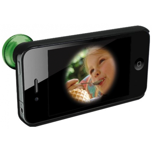 Rollei 0,28 Tele Fish Lens For IPhone 4/4S Green Handyobjektiv