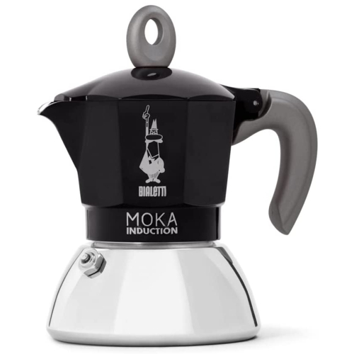 Bialetti New Moka Induction BLACK Espressokocher für 6 Tassen