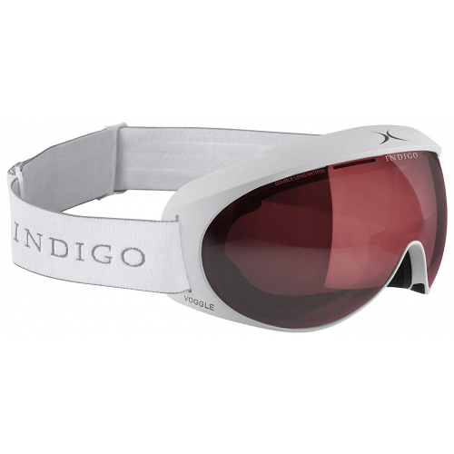 Indigo Photochromatic Skibrille Polarized white